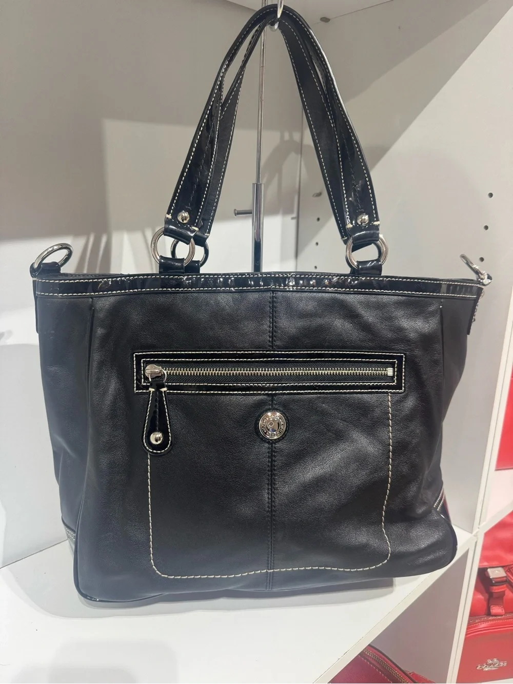 Coach sleek leather